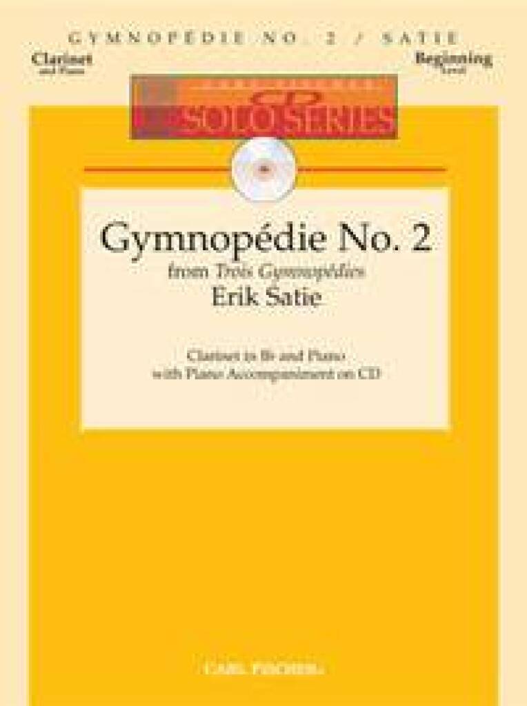 Knjiga GYMNOPEDIE NO. 2 CLARINETTE +CD ERIK SATIE