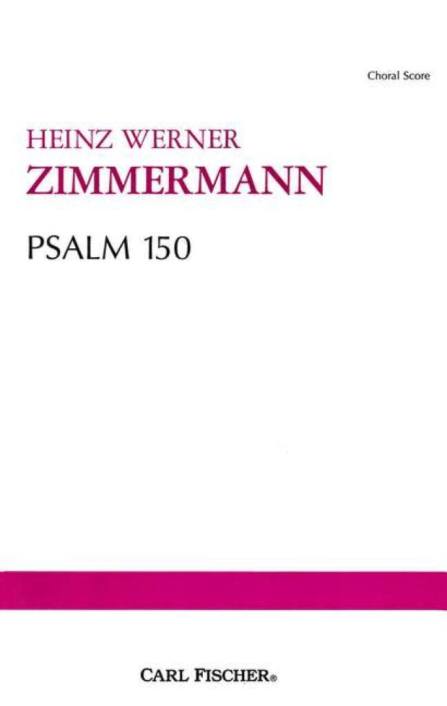 Knjiga PSALM 150 HEINZ WERNER ZIMMERM