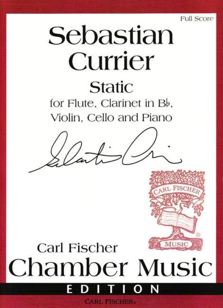 Knjiga STATIC CLARINETTE SEBASTIAN CURRIER