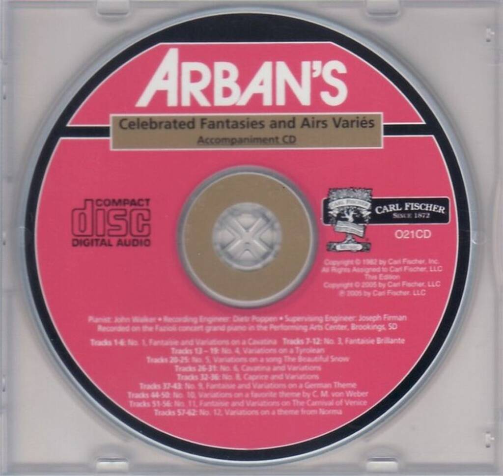 Книга ARBANS TROMPETTE (CD) JEAN-BAPTISTE ARBAN