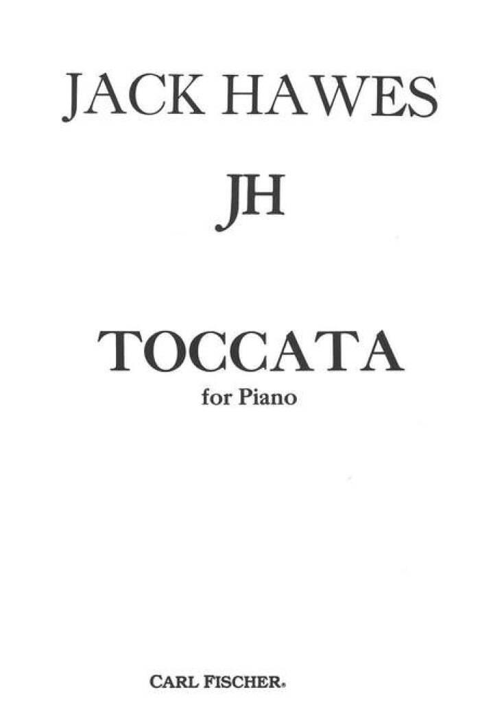 Knjiga TOCCATA PIANO JACK HAWES