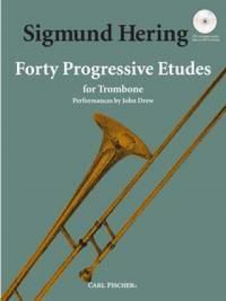 Книга 40 PROGRESSIVE ETUDES TROMBONE +CD SIGMUND HERING