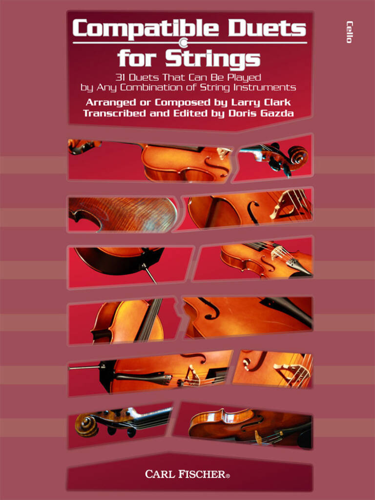 Book COMPATIBLE DUETS VIOLONCELLE LARRY CLARK