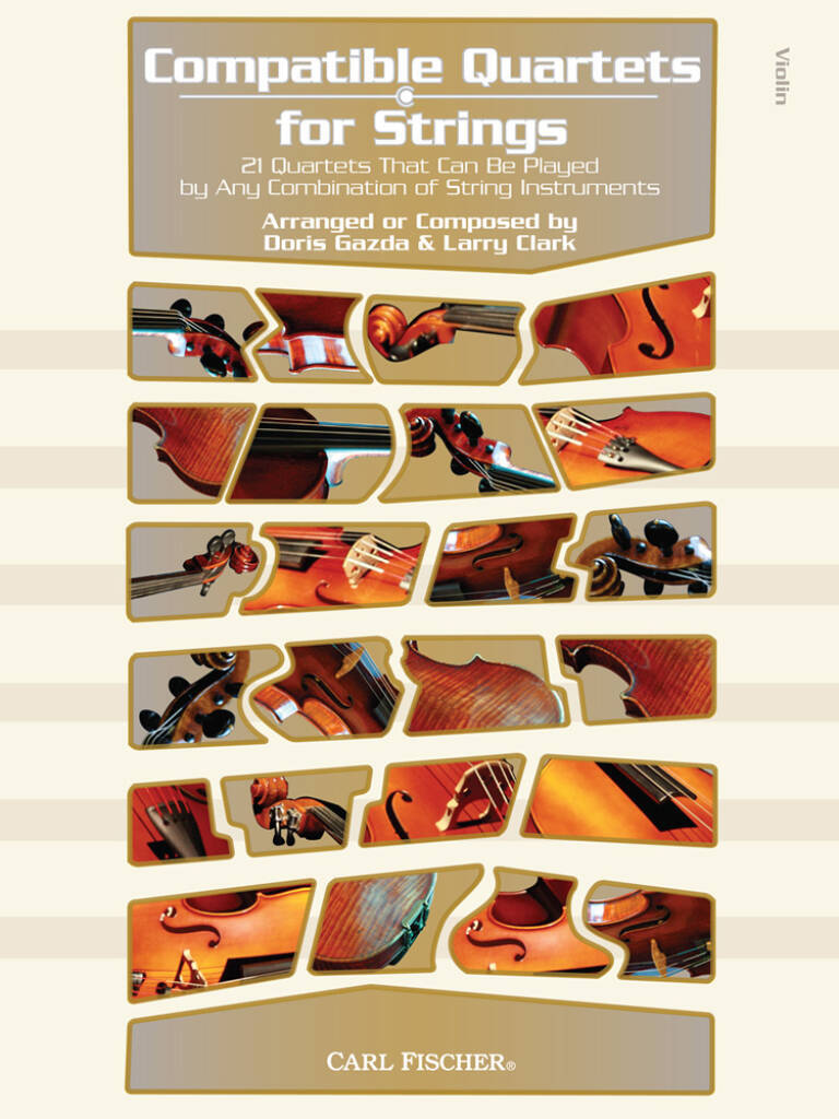 Knjiga COMPATIBLE QUARTETS FOR STRINGS MUSIQUE D'ENSEMBLE-PARTITION+PARTIES SEPAREES LARRY CLARK