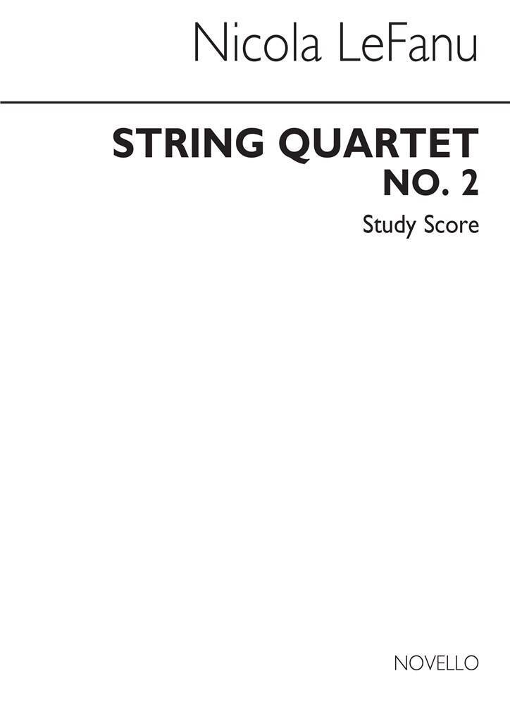 Buch NICOLA LEFANU: STRING QUARTET NO.2 SCORE LEFANU