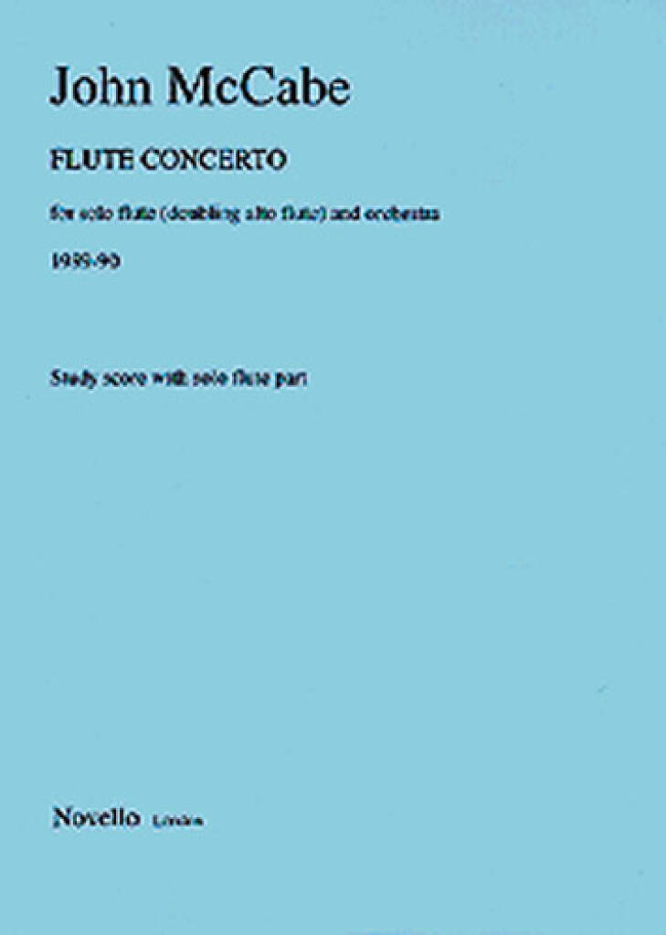 Knjiga JOHN MCCABE: FLUTE CONCERTO MCCABE