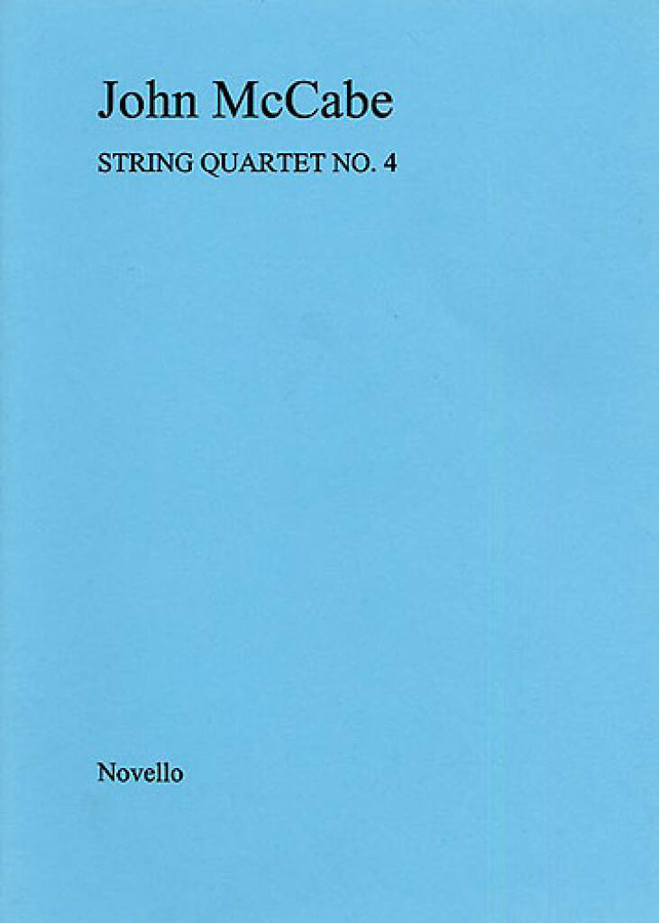 Knjiga JOHN MCCABE: STRING QUARTET NO. 4 (SCORE) MCCABE
