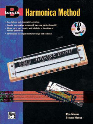 Book BASIX HARMONICA METHOD (BOOK/CD) MANUS