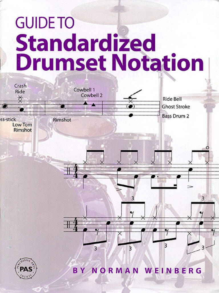 Knjiga GUIDE TO STANDARDIZED DRUMSET NOTATION PERCUSSIONS 