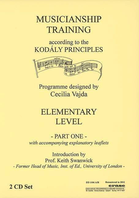 Audio MUSICIANSHIP TRAINING ACCORDING TO KODALY +2CD CECILIA VAJDA
