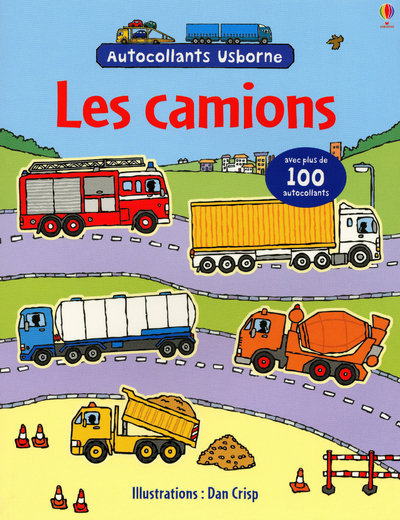 Kniha Les camions - Autocollants Usborne Sam Taplin