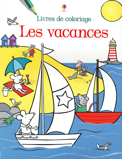Libro LES VACANCES - LIVRES DE COLORIAGE Kirsteen Rogers