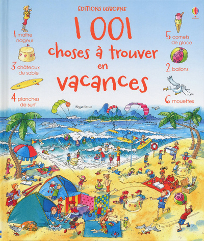 Carte 1001 choses à trouver en vacances Hazel Maskell