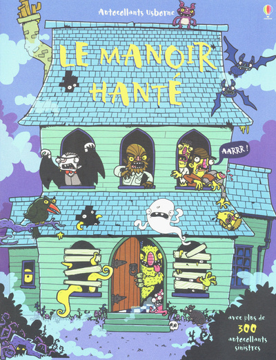 Carte Le manoir hanté - Autocollants Usborne Kirsteen Rogers