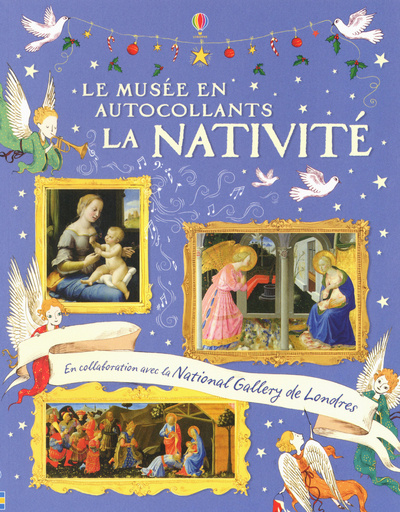 Kniha La Nativité - L'art en autocollants Jane Chisholm