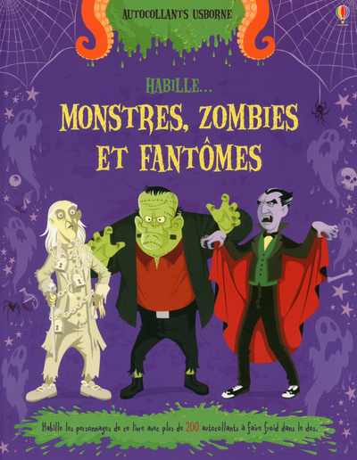 Carte Habille... : Les monstres, les fantômes et les zombies Louie Stowell