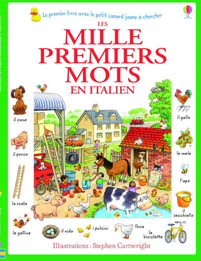 Книга Les mille premiers mots en italien Heather Amery