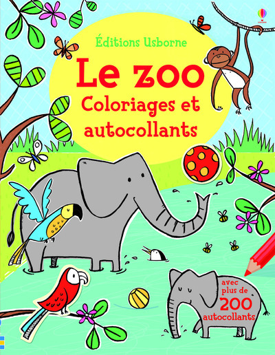 Könyv Le zoo - Coloriages et autocollants Sam Taplin