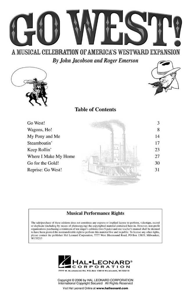 Knjiga GO WEST!  (CD) JOHN JACOBSON_ROGER