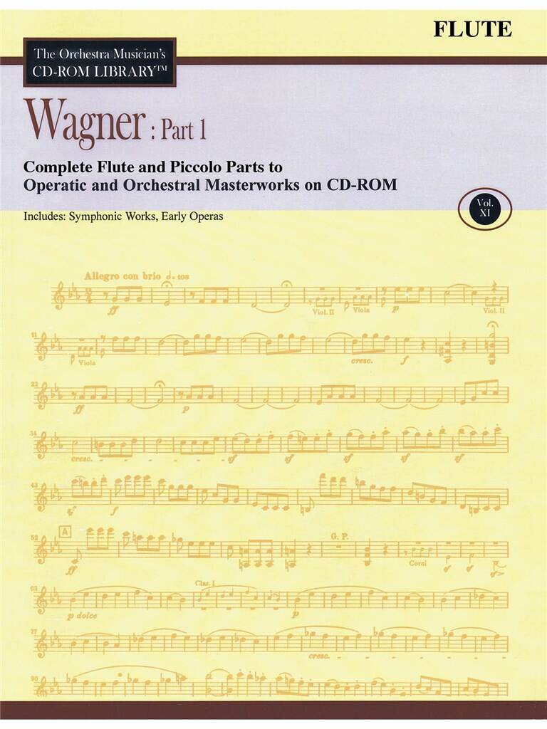 Knjiga WAGNER: PART 1 - VOLUME 11 CD-ROM RICHARD WAGNER