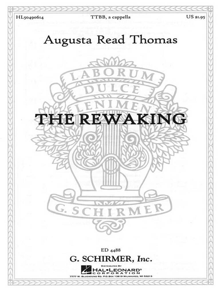 Knjiga AUGUSTA READ THOMAS: THE REWAKING THOMAS