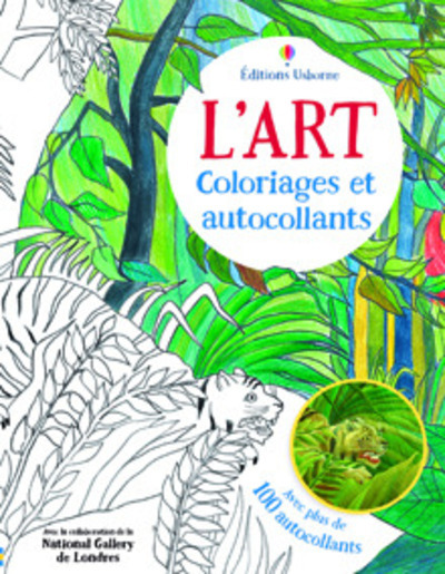 Knjiga L'art - Coloriages et autocollants 
