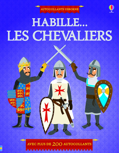Kniha Habille... les chevaliers - Autocollants Usborne Kate Davies