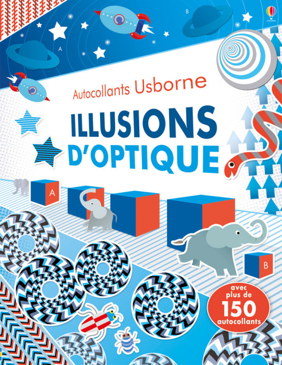 Knjiga Illusions d'optique - Autocollants Usborne Sam Taplin