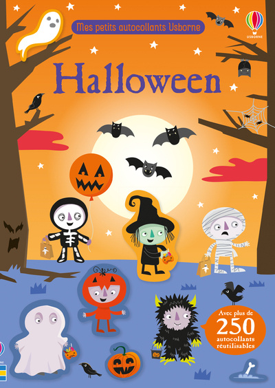 Knjiga Halloween - Mes petits autocollants Usborne Sam Smith