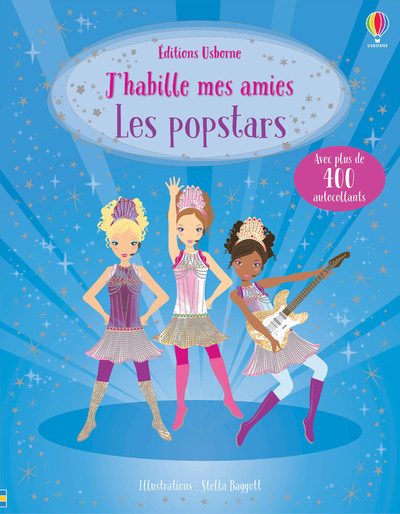 Kniha J'habille mes amies - Les popstars Lucy Bowman