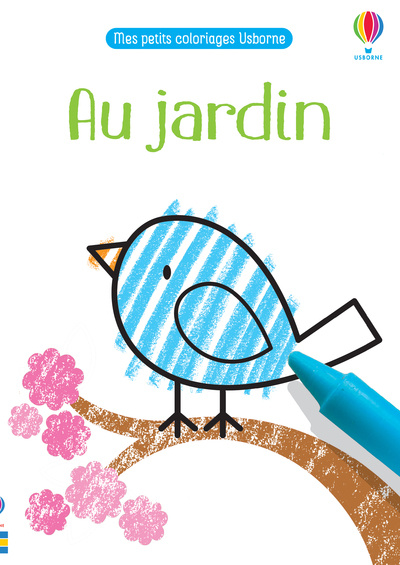 Boek Au jardin - Mes petits coloriages Usborne Kirsteen Robson