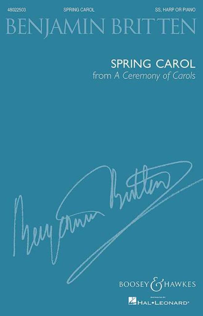 Knjiga SPRING CAROL BENJAMIN BRITTEN