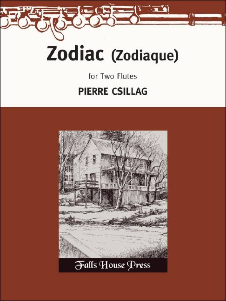 Knjiga ZODIAC FLUTE TRAVERSIERE PIERRE CSILLAG