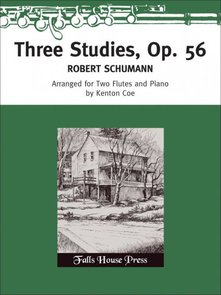Knjiga THREE STUDIES, OP. 56 ROBERT SCHUMANN