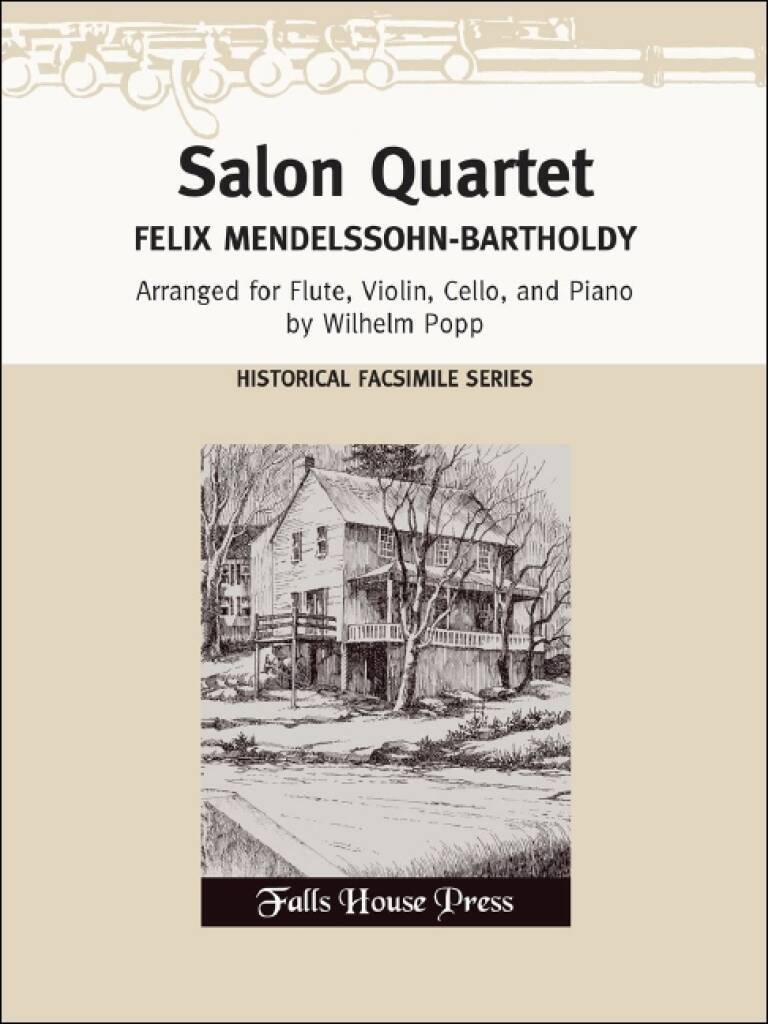 Knjiga SALON QUARTET BY MENDELSSOHN FELIX MENDELSSOHN BA