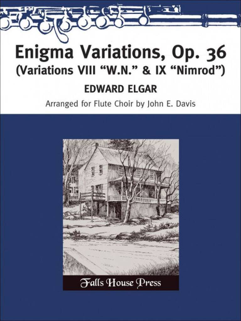 Knjiga ENIGMA VARIATIONS MUSIQUE D'ENSEMBLE EDWARD ELGAR