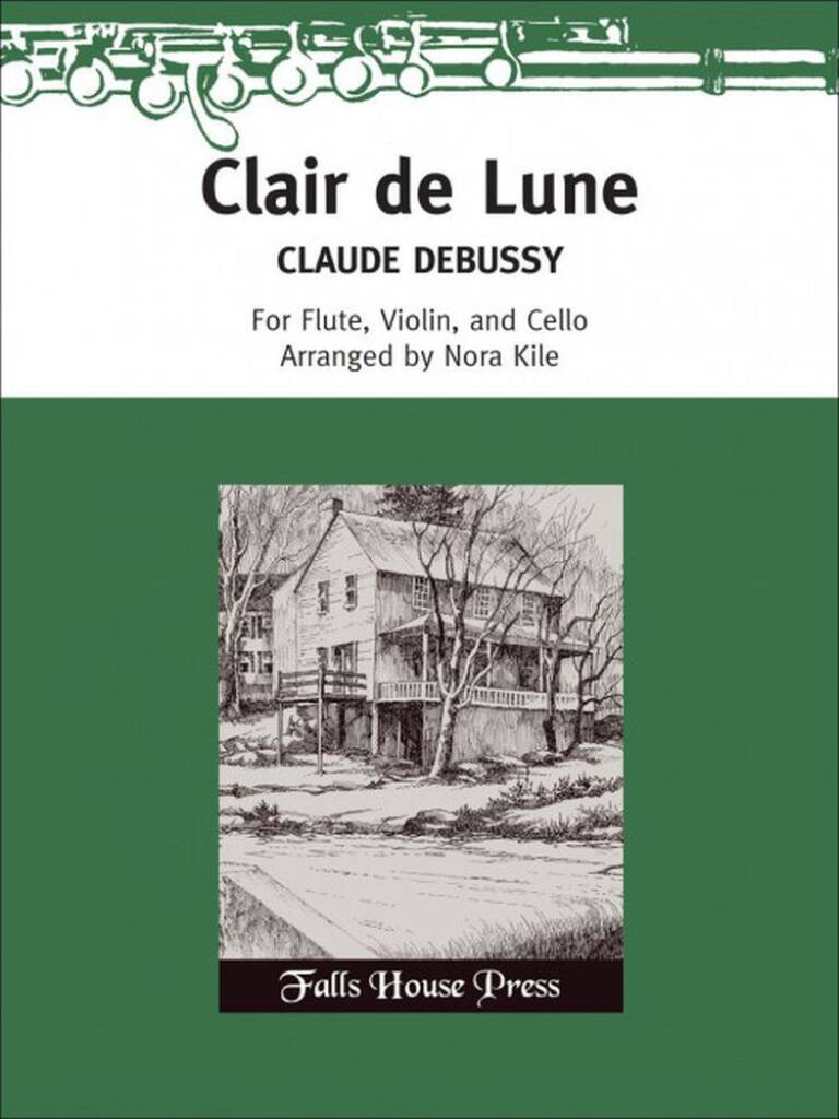 Boek CLAIR DE LUNE CLAUDE DEBUSSY