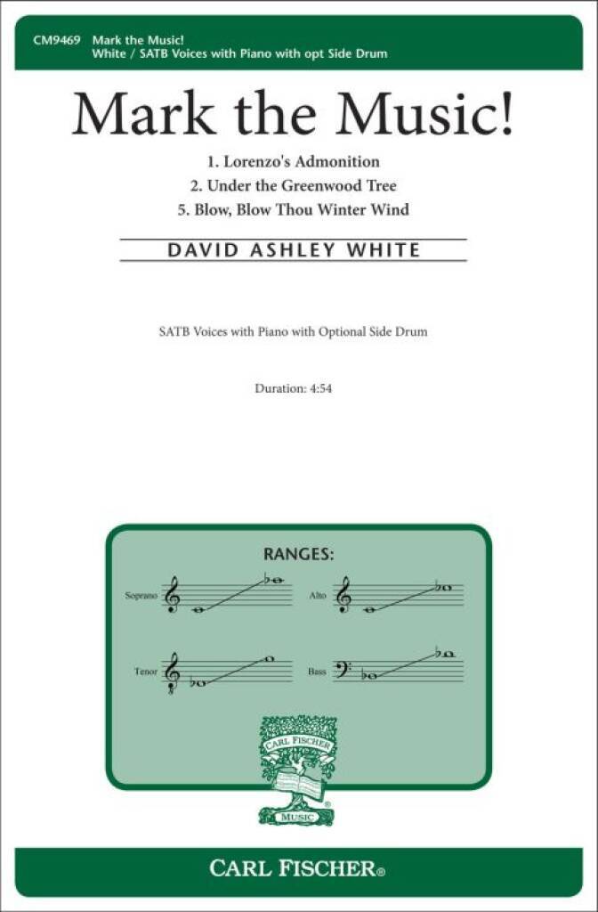 Knjiga MARK THE MUSIC! DAVID ASHLEY WHITE