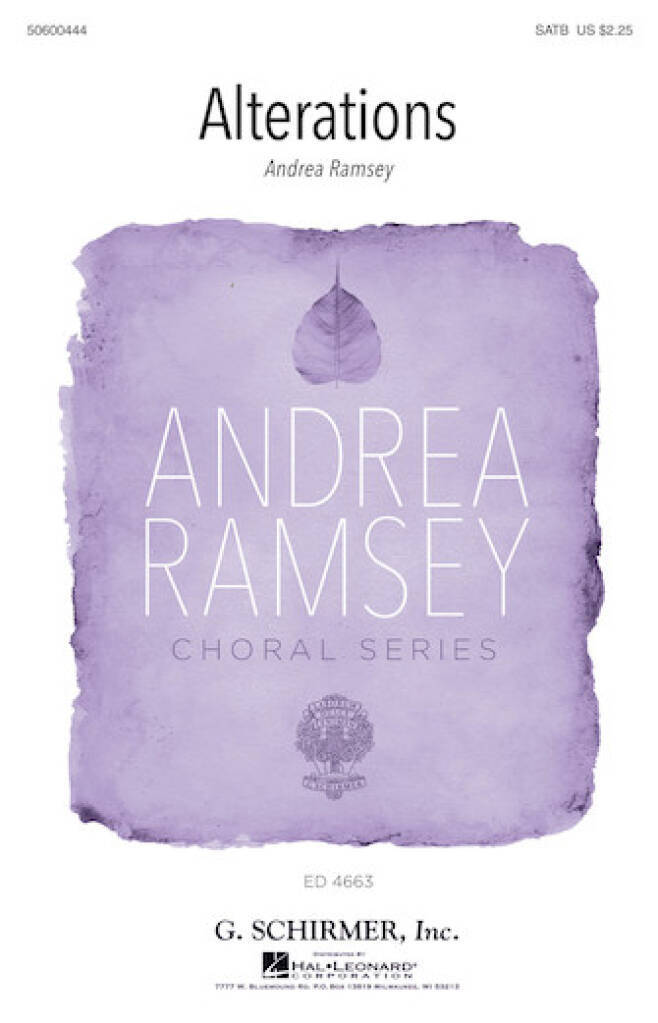 Book ALTERATIONS CHANT ANDREA RAMSEY
