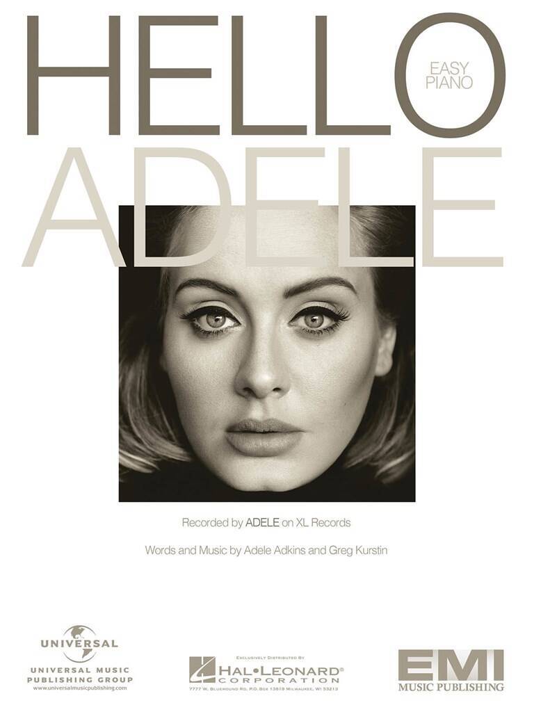 Knjiga ADELE: HELLO (EASY PIANO) 