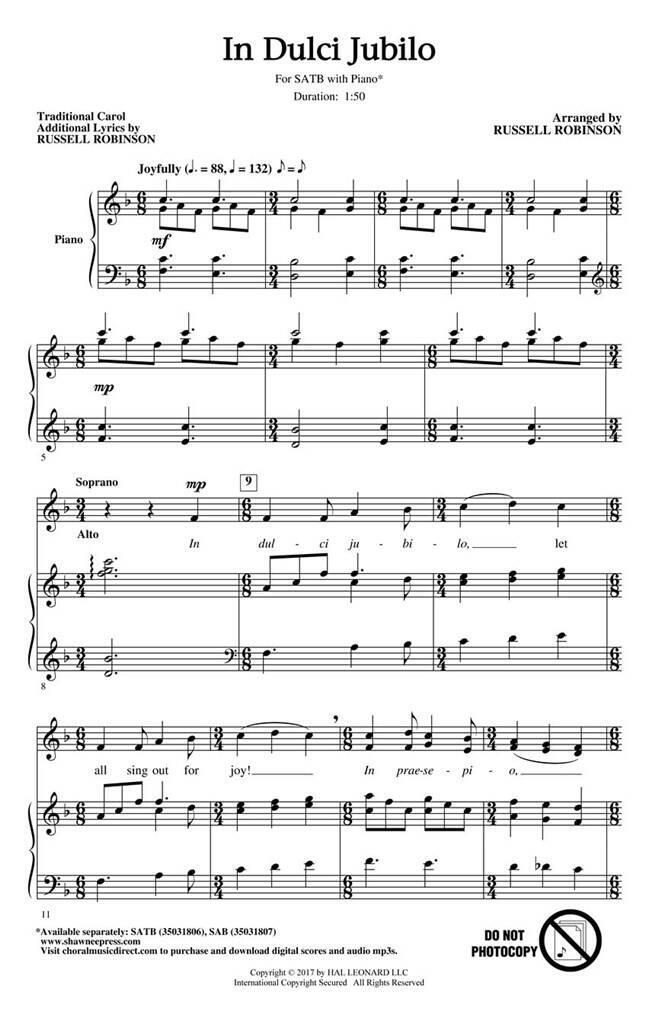 Knjiga IN DULCI JUBILO CHANT RUSSELL ROBINSON