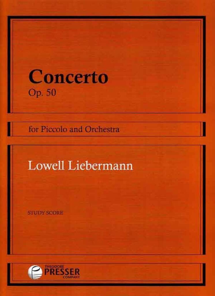 Knjiga CONCERTO OPUS 50 LOWELL LIEBERMANN
