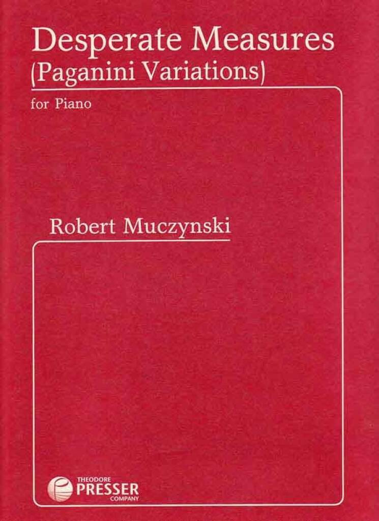 Boek DESPERATE MEASURES PIANO ROBERT MUCZYNSKI