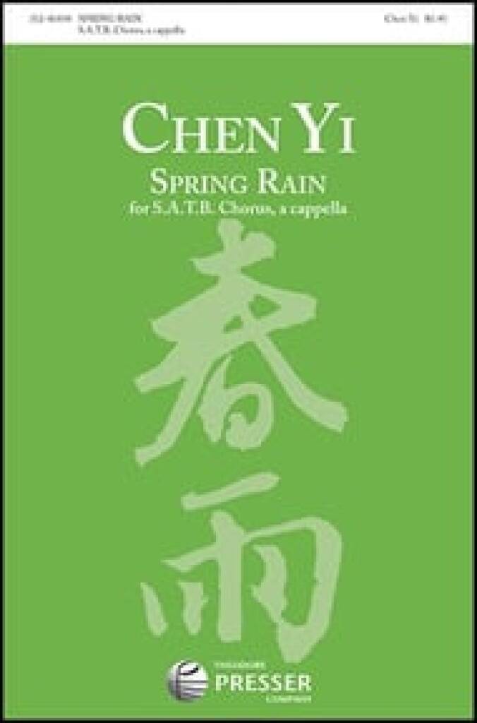 Boek SPRING RAIN CHANT CHEN YI