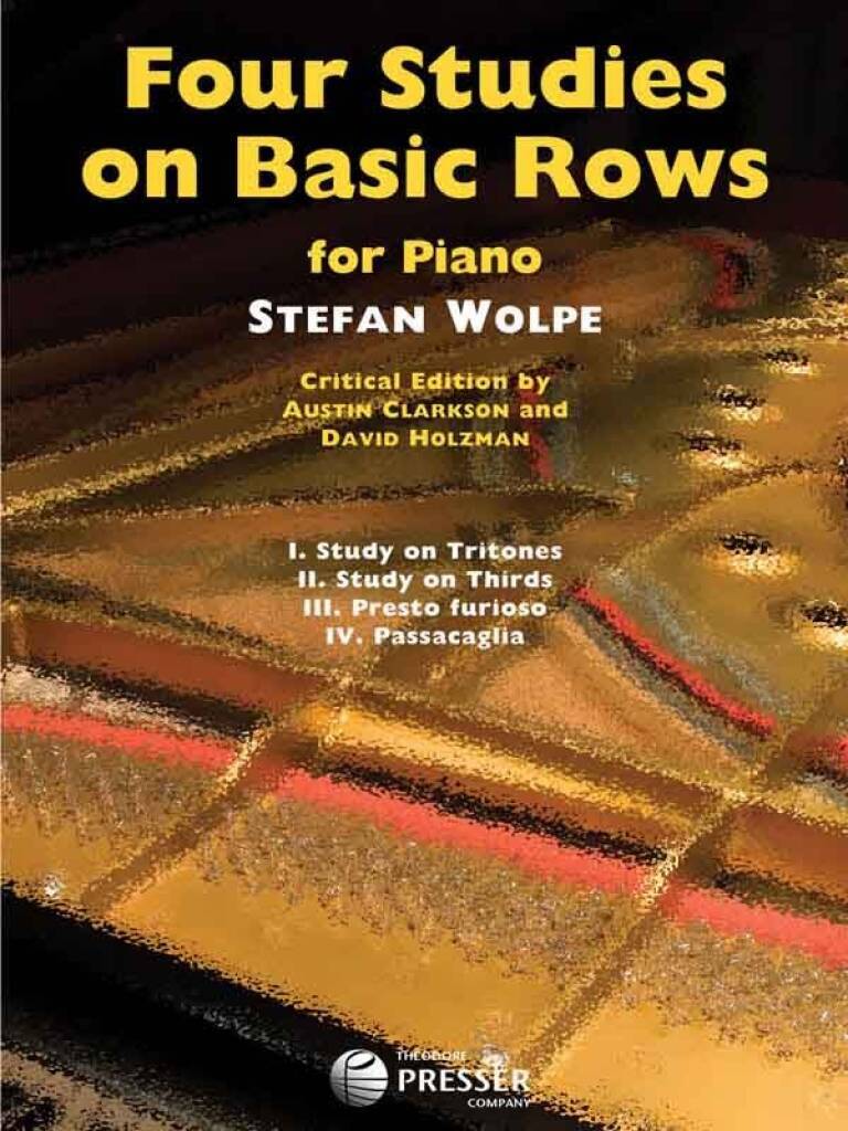 Knjiga FOUR STUDIES ON BASIC ROWS PIANO STEFAN WOLPE