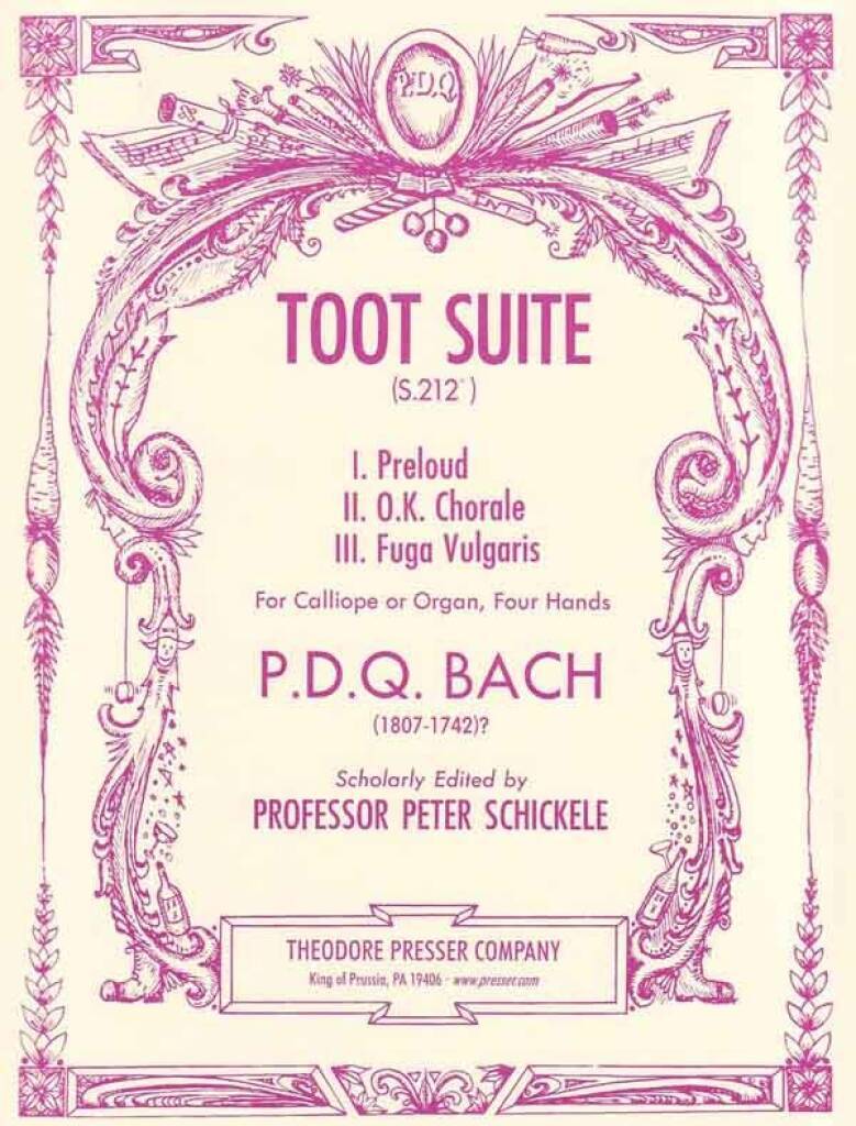 Libro TOOT SUITE P. D. Q. BACH