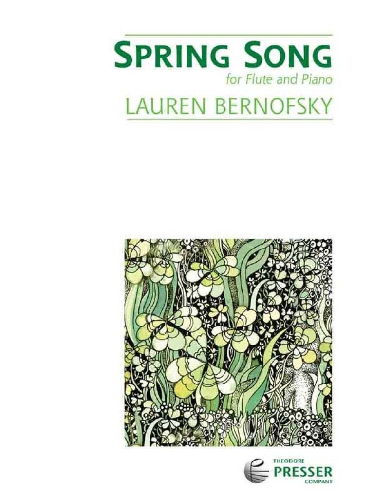 Knjiga SPRING SONG FLUTE TRAVERSIERE-LIVRE +PARTITION LAUREN BERNOFSKY