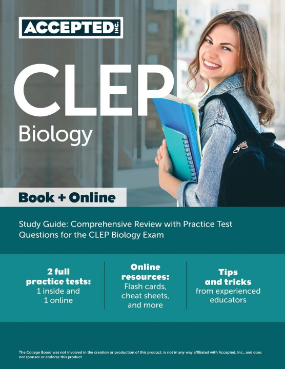 Kniha CLEP Biology Study Guide Inc Accepted