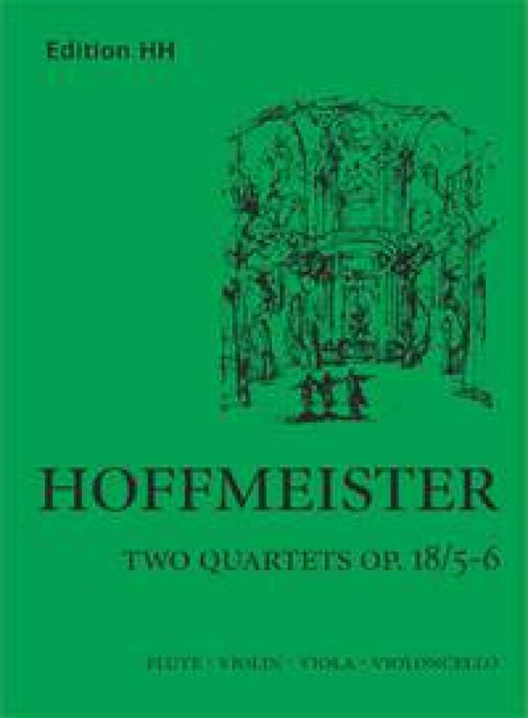 Knjiga FLUTE QUARTETS OP. 18/5-6 FRANZ ANTON HOFFMEIS