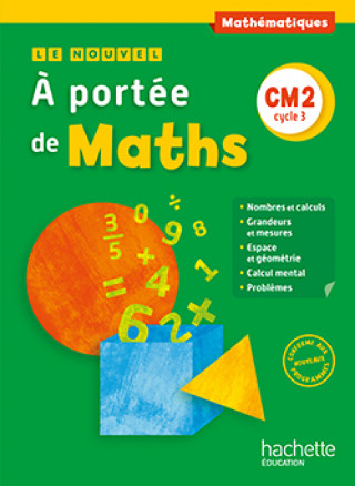 Könyv Le Nouvel A portée de maths CM2 - Livre élève - Ed. 2016 Jean-Claude Lucas